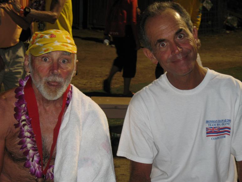 Georg and Me 2008 Ironman Triathlon recovery area